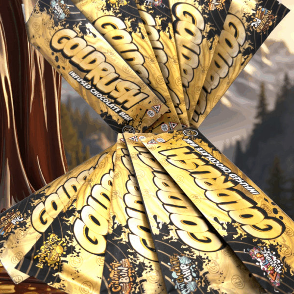 2,400mg Gold Rush Infused Chocolate Bar