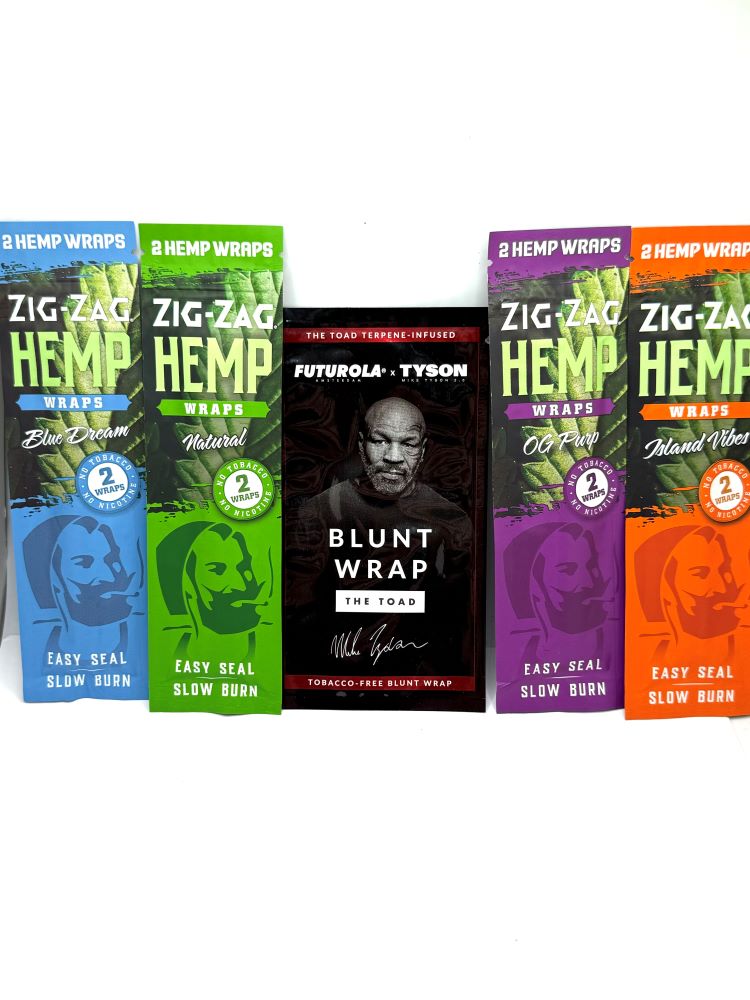 Zig Zag 2pk Hemp Wraps
